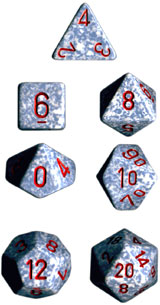 Speckled Polyhedral Air 7-Die Set - Just $5.95! Shop now at Retro Gaming of Denver