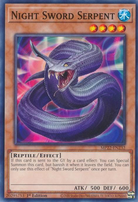 Night Sword Serpent [MP22-EN232] Common - for just $0.10! 