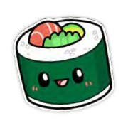 Squishable Sushi Roll Sticker - for just $4! 
