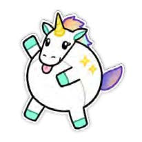 Squishable Holographic Unicorn Sticker - for just $3! 