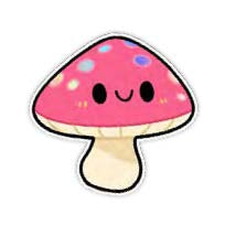 Squishable Holographic Mushroom Sticker - for just $4! 