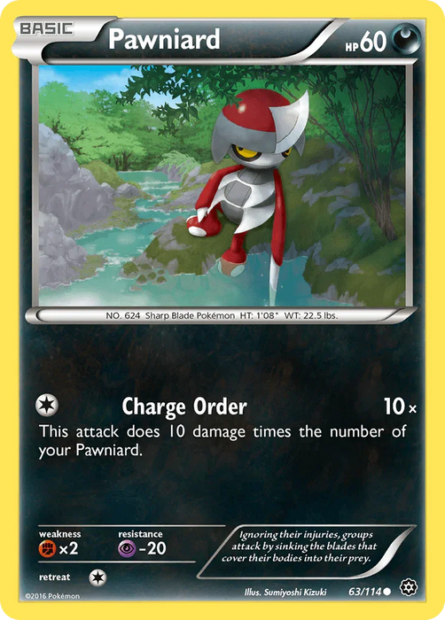 Pawniard (63/114) [XY: Steam Siege] - for just $0.10! 