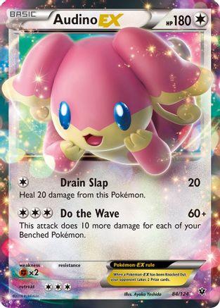 Audino EX 084/124 - XY  Fates Collide Holofoil - for just $1.54! 