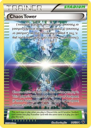 Chaos Tower 094/124 - XY  Fates Collide - for just $0.18! 