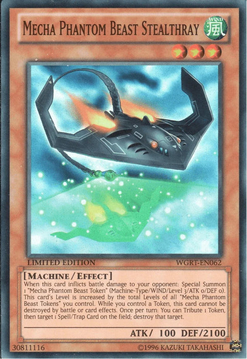 Mecha Phantom Beast Stealthray [WGRT-EN062] Super Rare - for just $0.10! 