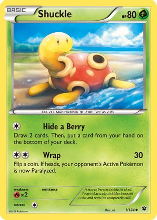 Shuckle 001/124 - XY  Fates Collide - for just $0.10! 