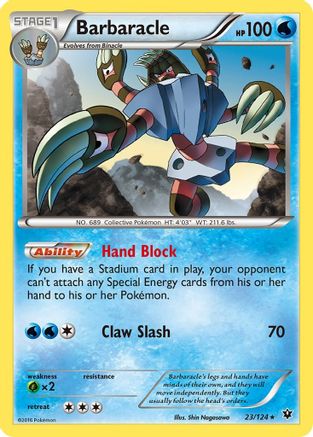 Barbaracle 023/124 - XY  Fates Collide - for just $0.21! 