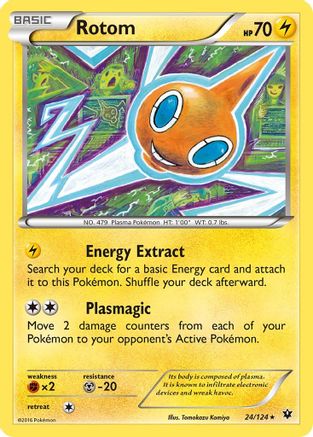 Rotom 024/124 - XY  Fates Collide - for just $0.25! 