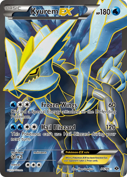 Kyurem EX (96/99) [Black & White: Next Destinies] - for just $99.60! 