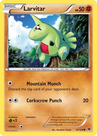 Larvitar 041/124 - XY  Fates Collide - for just $0.10! 