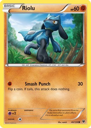 Riolu 046/124 - XY  Fates Collide - for just $0.09! 