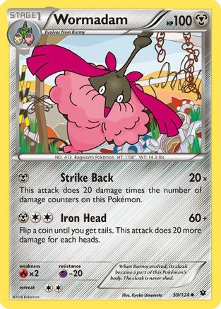 Wormadam 059/124 - XY  Fates Collide - for just $0.08! 
