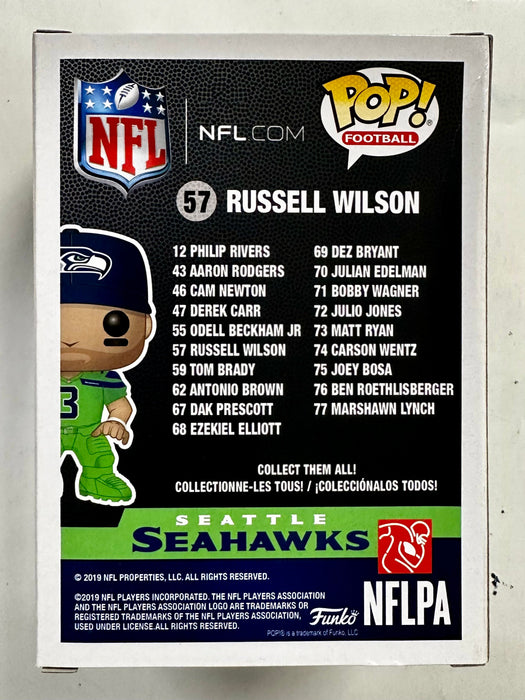 Russell Wilson Signed NFL Seattle Seahawks Funko Pop! #57 Steelers 2023 With JSA COA - for just $375! 