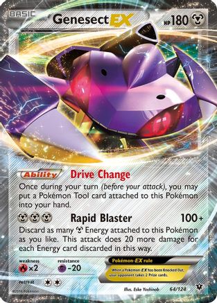Genesect EX 064/124 - XY  Fates Collide Holofoil - for just $0.91! 