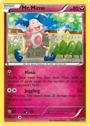 Mr. Mime 067/124 - XY  Fates Collide - for just $0.20! 