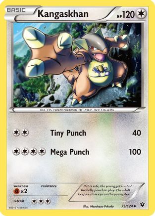 Kangaskhan 075/124 - XY  Fates Collide - for just $0.05! 