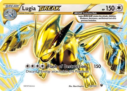 Lugia BREAK 079/124 - XY  Fates Collide Holofoil - for just $4.69! 