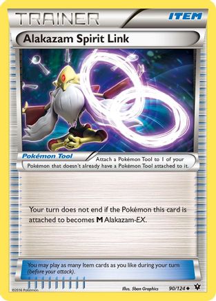 Alakazam Spirit Link 090/124 - XY  Fates Collide - for just $0.05! 