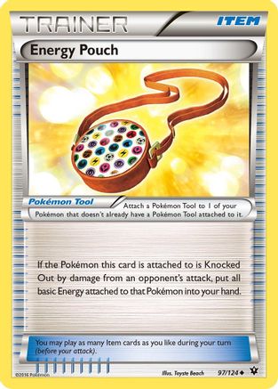 Energy Pouch 097/124 - XY  Fates Collide Reverse Holofoil - for just $0.20! 