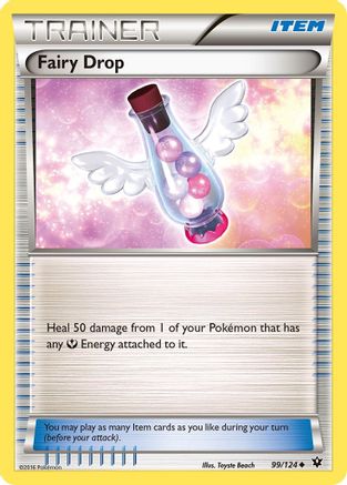 Fairy Drop 099/124 - XY  Fates Collide Reverse Holofoil - for just $0.23! 