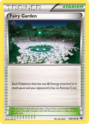 Fairy Garden 100/124 - XY  Fates Collide Reverse Holofoil - for just $0.27! 