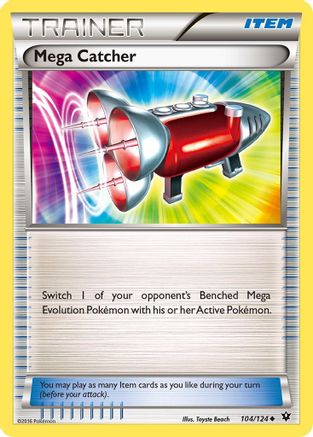 Mega Catcher 104/124 - XY  Fates Collide Reverse Holofoil - for just $0.05! 