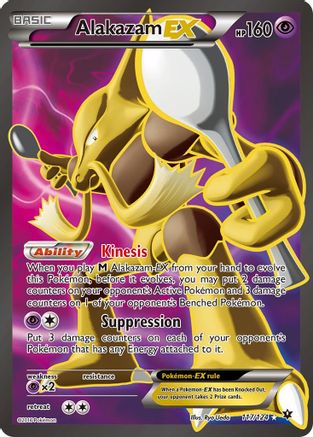 Alakazam EX (Full Art) 117/124 - XY  Fates Collide Holofoil - for just $8.81! 