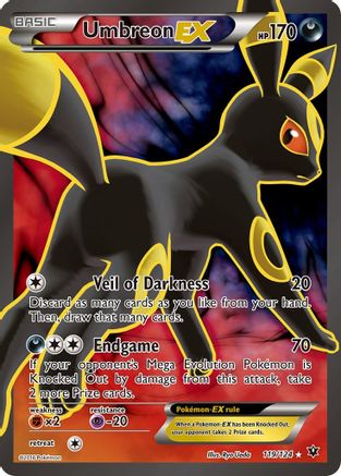Umbreon EX (Full Art) 119/124 - XY  Fates Collide Holofoil - for just $40.67! 