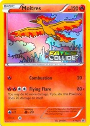 Moltres (Prerelease) [Staff] XY127 - XY Promos Holofoil - for just $45.02! 