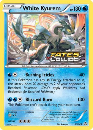 White Kyurem (Prerelease) XY128/211 - XY Promos Holofoil - for just $6.99! 