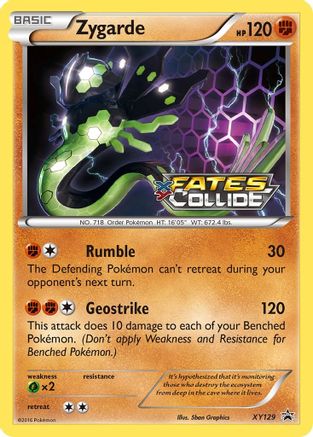 Zygarde (Prerelease) XY129/211 - XY Promos Holofoil - for just $2! 