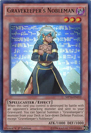 Gravekeeper's Nobleman [MP14-EN212] Ultra Rare - for just $1.60! 