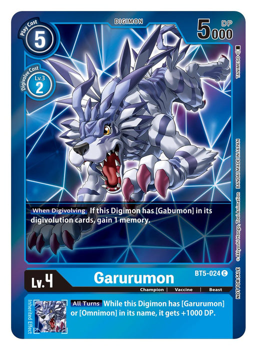 Garurumon [BT5-024] (Event Pack 2) [Battle of Omni] - Just $1.40! Shop now at Retro Gaming of Denver