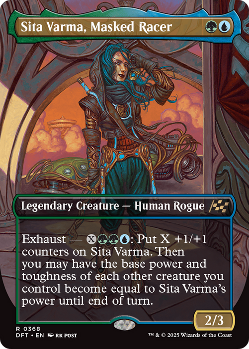 Sita Varma, Masked Racer (DFT-368) - Aetherdrift (Borderless) - for just $0.06! 
