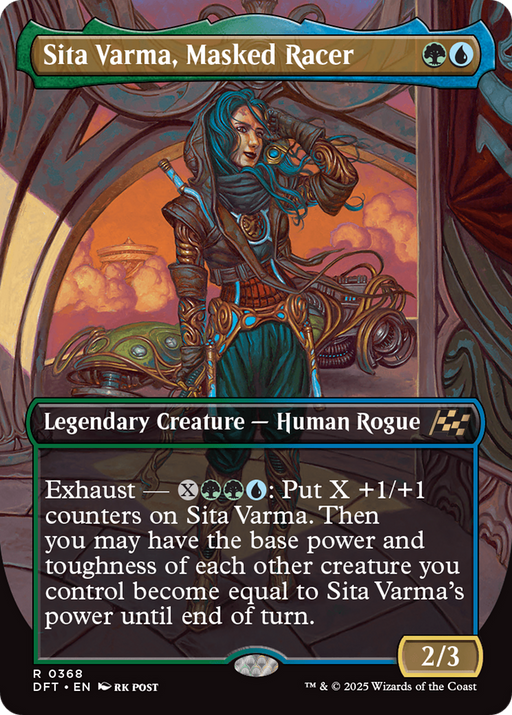 Sita Varma, Masked Racer (DFT-368) - Aetherdrift (Borderless) - for just $0.06! 