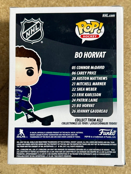 Bo Horvat Signed Funko Pop! #25 NHL Canada Vancouver Canucks With JSA COA - for just $150! 