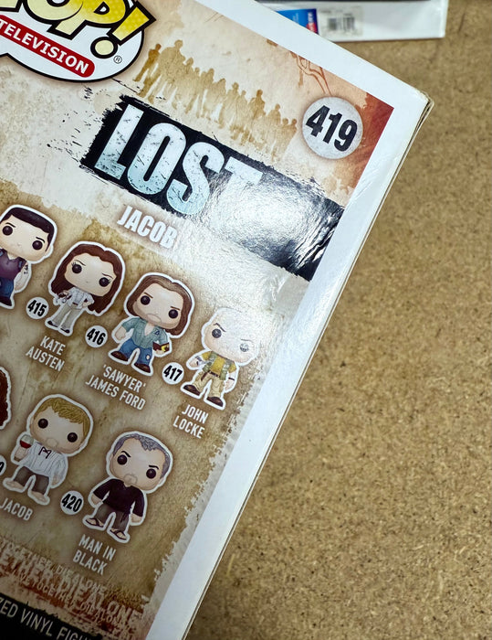 Mark Pellegrino Signed LOST Jacob Vaulted Funko Pop! #419 With JSA COA - for just $120! 