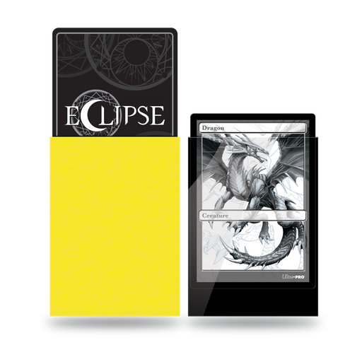 Ultra PRO: Standard 100ct Sleeves - Eclipse Gloss (Lemon Yellow) - Just $0! Shop now at Retro Gaming of Denver