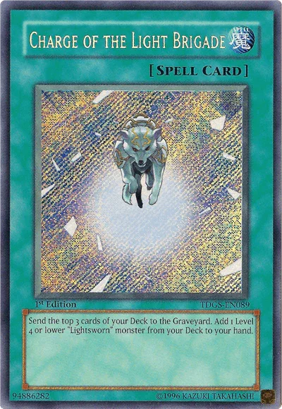 Charge of the Light Brigade [TDGS-EN089] Secret Rare - for just $9.75! 