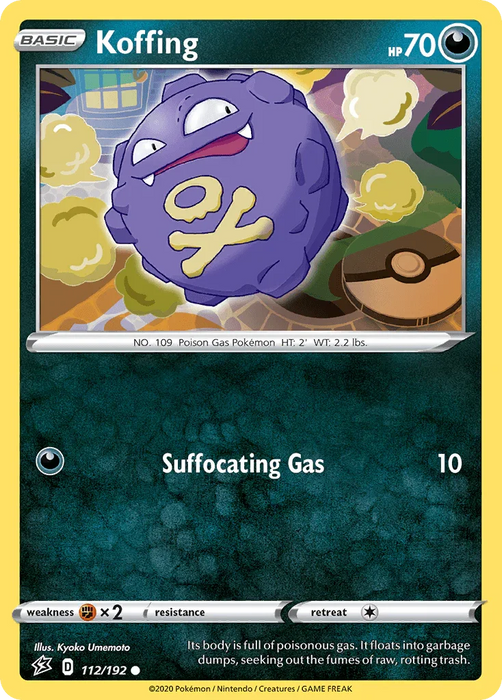 Koffing (112/192) [Sword & Shield: Rebel Clash] - for just $0.10! 