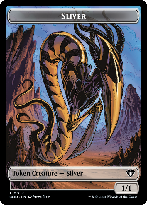 Sliver Army // Sliver Double-Sided Token [Commander Masters Tokens] - Just $1.60! Shop now at Retro Gaming of Denver