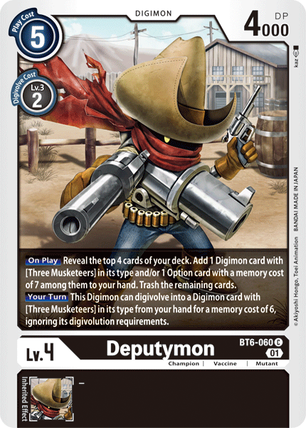 Deputymon [BT6-060] [Double Diamond] - Just $0.09! Shop now at Retro Gaming of Denver