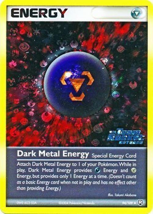 Dark Metal Energy (94/109) (Stamped) [EX: Team Rocket Returns] - for just $9.80! 
