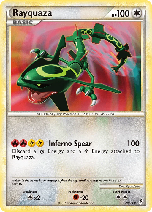 Rayquaza (20/95) [HeartGold & SoulSilver: Call of Legends] - for just $42.90! 