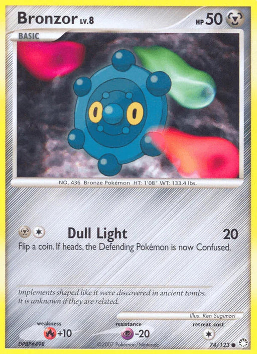 Bronzor (74/123) [Diamond & Pearl: Mysterious Treasures] - for just $0.10! 