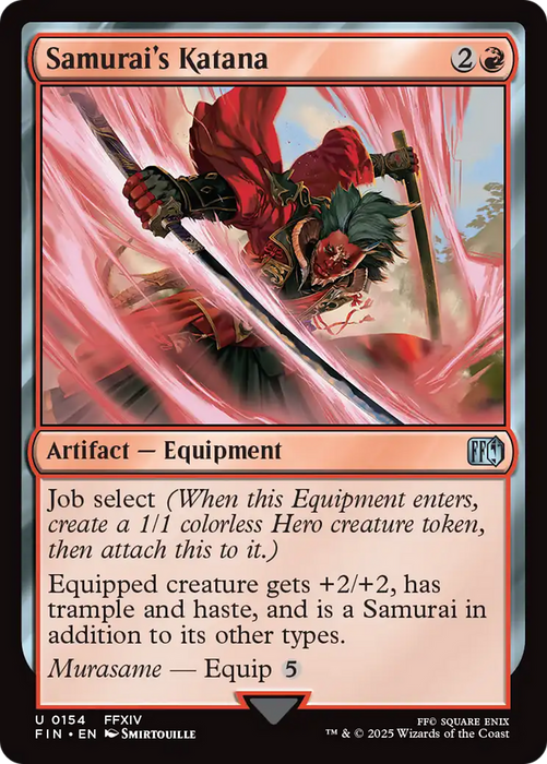 Samurai's Katana (FIN-154) - FINAL FANTASY Foil - for just $0.05! 
