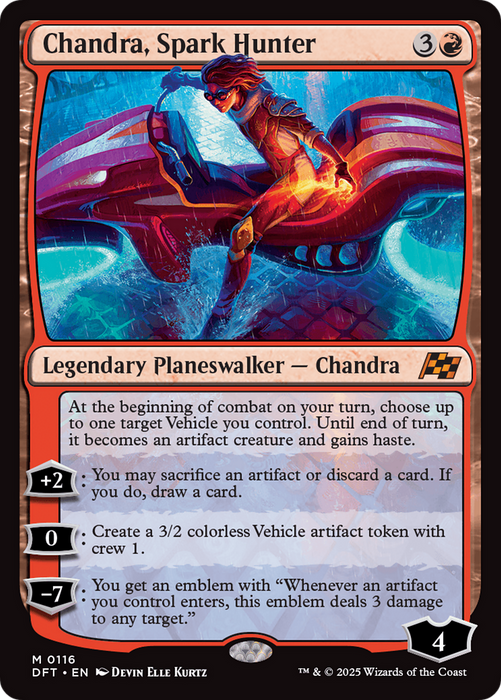 Chandra, Spark Hunter (DFT-116) - Aetherdrift - for just $0.98! 