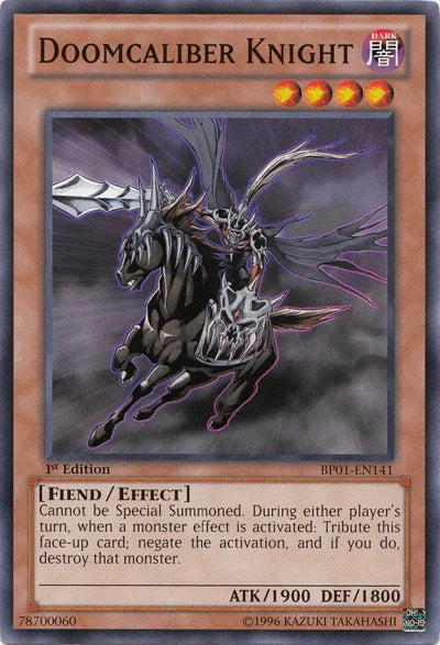 Doomcaliber Knight [BP01-EN141] Common - for just $0.10! 