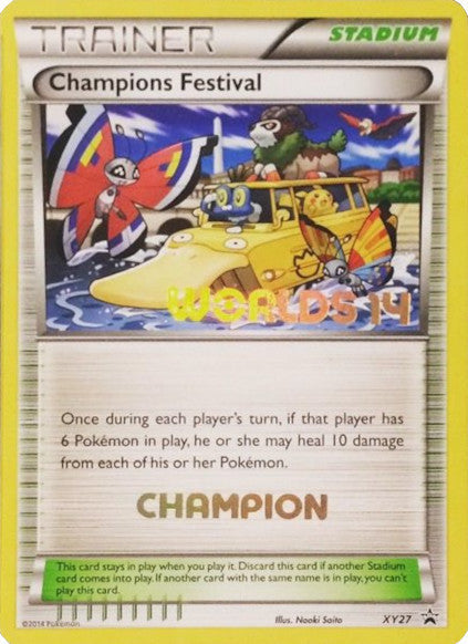 Champions Festival (XY27) (2014 Champion) [XY: Black Star Promos] - Just $0.10! Shop now at Retro Gaming of Denver