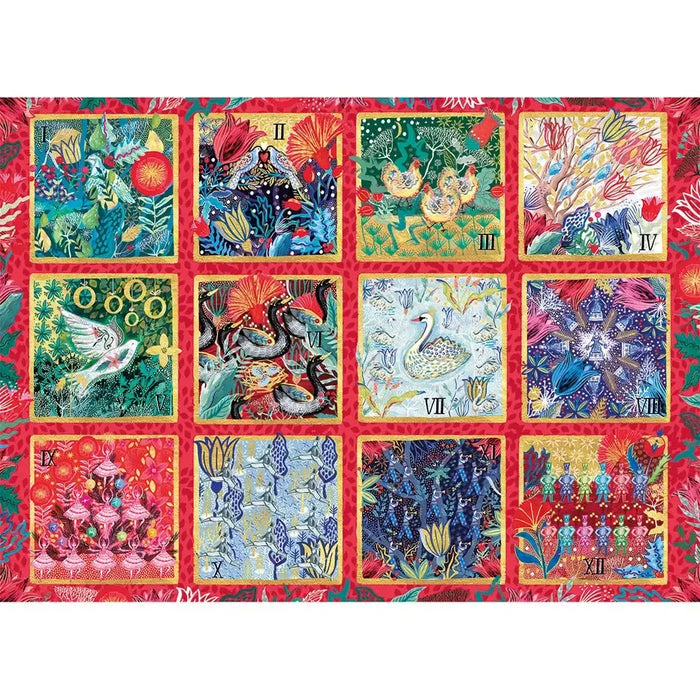 12 Days of Christmas 1000 Piece Jigsaw Puzzle Gibsons - for just $24.99! 